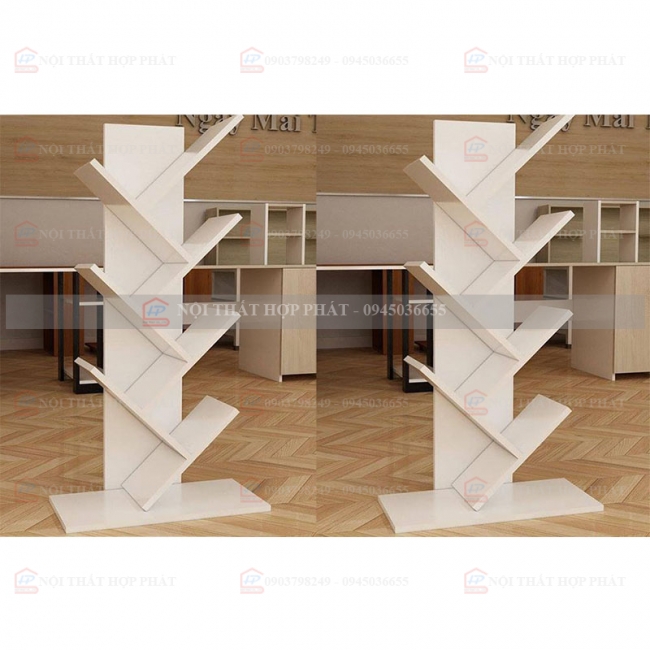 Tủ Sách - Kệ Sách - Kệ Trang Trí Gỗ KTTG002